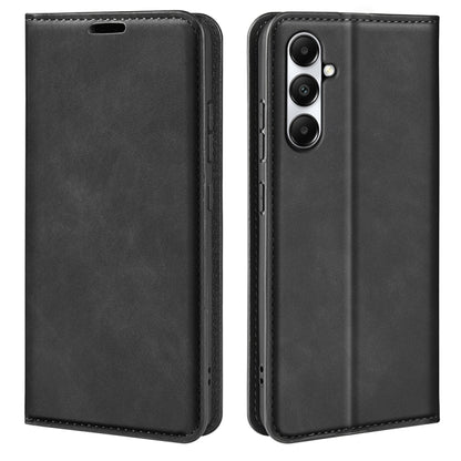 Retro-skin Magnetic Suction Leather Phone Case, For Samsung Galaxy S24 5G, For Samsung Galaxy A15, For Samsung Galaxy A05, For Samsung Galaxy A05s