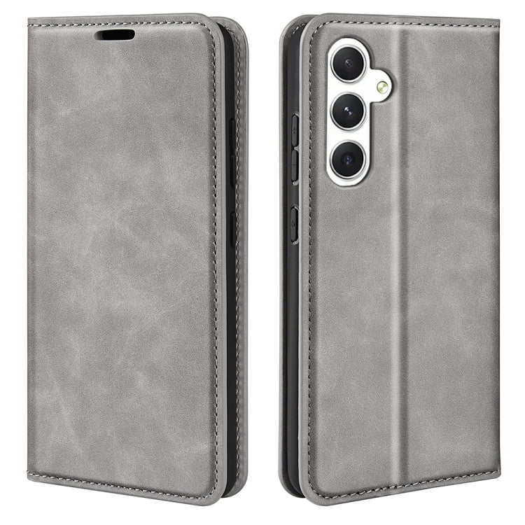 Retro-skin Magnetic Suction Leather Phone Case, For Samsung Galaxy S24 Ultra 5G, For Samsung Galaxy S24+ 5G, For Samsung Galaxy S24 5G, For Samsung Galaxy A15
