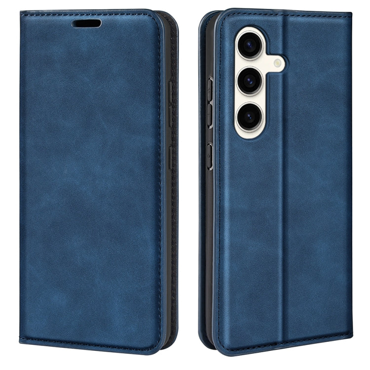 Retro-skin Magnetic Suction Leather Phone Case, For Samsung Galaxy A35, For Samsung Galaxy S24 Ultra 5G, For Samsung Galaxy S24+ 5G, For Samsung Galaxy S24 5G