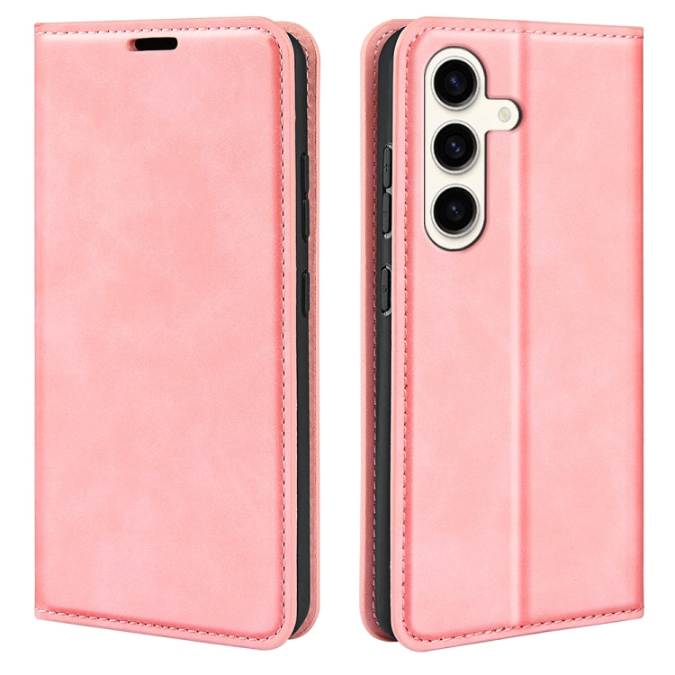 Retro-skin Magnetic Suction Leather Phone Case, For Samsung Galaxy A35, For Samsung Galaxy S24 Ultra 5G, For Samsung Galaxy S24+ 5G, For Samsung Galaxy S24 5G