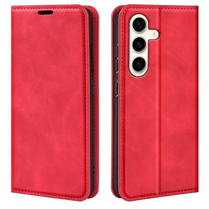 Retro-skin Magnetic Suction Leather Phone Case, For Samsung Galaxy A35, For Samsung Galaxy S24 Ultra 5G, For Samsung Galaxy S24+ 5G, For Samsung Galaxy S24 5G