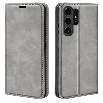 Retro-skin Magnetic Suction Leather Phone Case, For Samsung Galaxy A35, For Samsung Galaxy S24 Ultra 5G, For Samsung Galaxy S24+ 5G, For Samsung Galaxy S24 5G