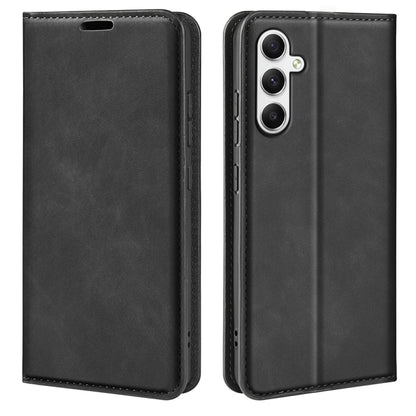 Retro-skin Magnetic Suction Leather Phone Case, For Samsung Galaxy A35, For Samsung Galaxy S24 Ultra 5G, For Samsung Galaxy S24+ 5G, For Samsung Galaxy S24 5G