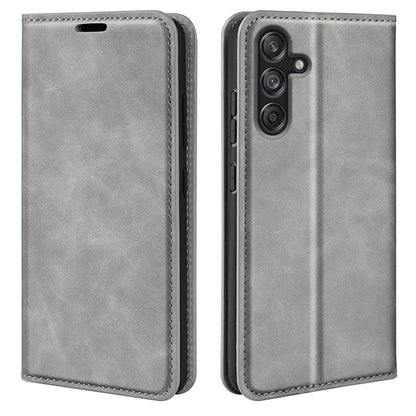 Retro-skin Magnetic Suction Leather Phone Case, For Samsung Galaxy M55 5G, For Samsung Galaxy M15 5G, For Samsung Galaxy A55, For Samsung Galaxy A35