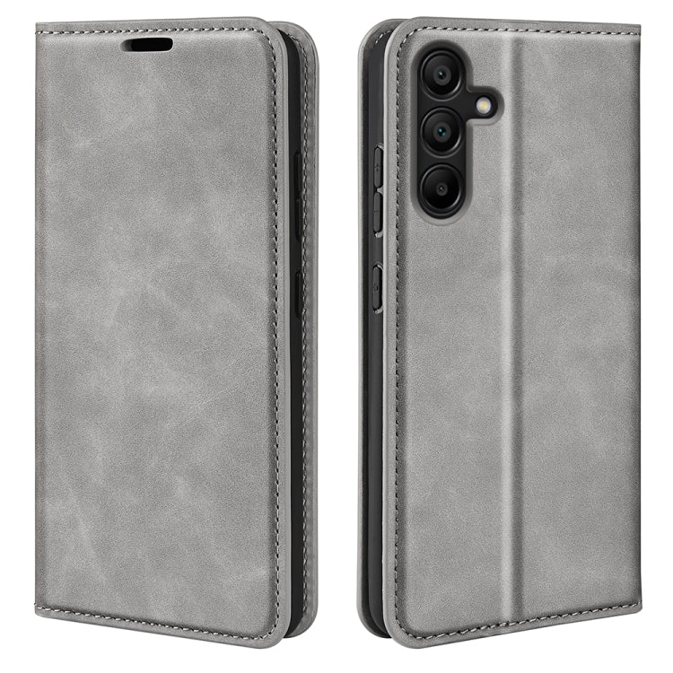 Retro-skin Magnetic Suction Leather Phone Case, For Samsung Galaxy M55 5G, For Samsung Galaxy M15 5G, For Samsung Galaxy A55, For Samsung Galaxy A35