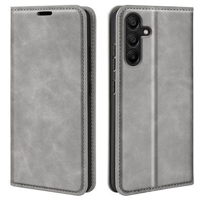 Retro-skin Magnetic Suction Leather Phone Case, For Samsung Galaxy M55 5G, For Samsung Galaxy M15 5G, For Samsung Galaxy A55, For Samsung Galaxy A35