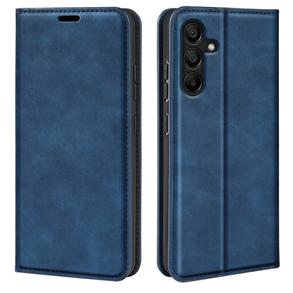 Retro-skin Magnetic Suction Leather Phone Case, For Samsung Galaxy M55 5G, For Samsung Galaxy M15 5G, For Samsung Galaxy A55, For Samsung Galaxy A35