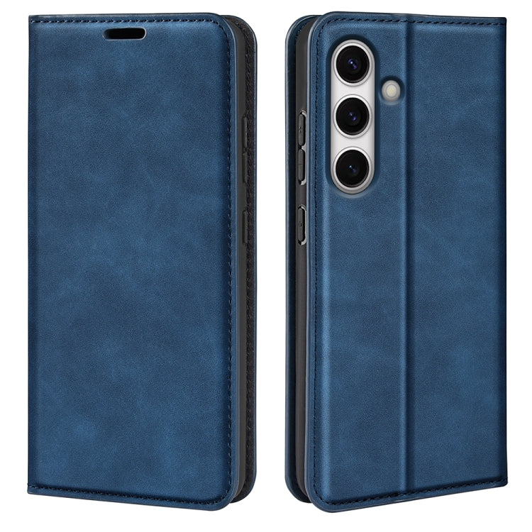 Retro-skin Magnetic Suction Leather Phone Case, For Samsung Galaxy S24 FE 5G, For Samsung Galaxy M55 5G, For Samsung Galaxy M15 5G, For Samsung Galaxy A55
