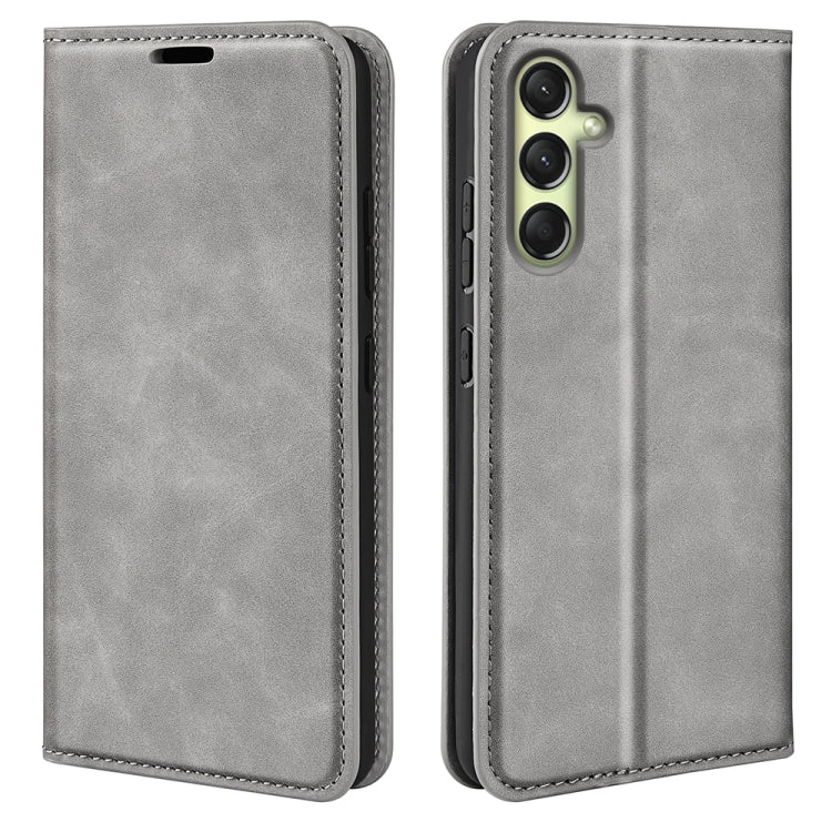 Retro-skin Magnetic Suction Leather Phone Case, For Samsung Galaxy S25 5G, For Samsung Galaxy S25+ 5G, For Samsung Galaxy S25 Ultra 5G, For Samsung Galaxy A16