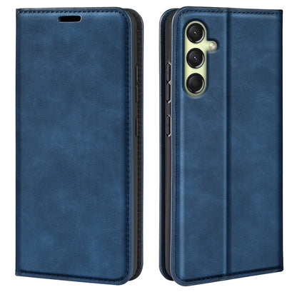 Retro-skin Magnetic Suction Leather Phone Case, For Samsung Galaxy S25 5G, For Samsung Galaxy S25+ 5G, For Samsung Galaxy S25 Ultra 5G, For Samsung Galaxy A16