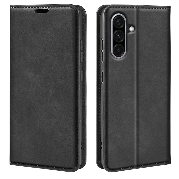 Retro-skin Magnetic Suction Leather Phone Case, For Samsung Galaxy A36, For Samsung Galaxy S25 5G, For Samsung Galaxy S25+ 5G, For Samsung Galaxy S25 Ultra 5G