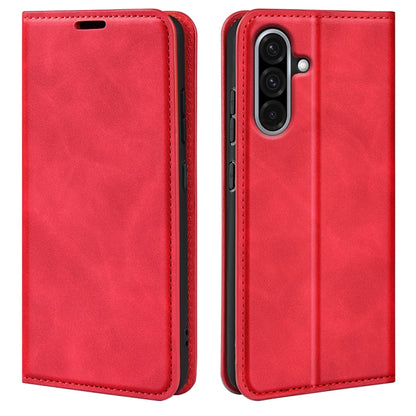 Retro-skin Magnetic Suction Leather Phone Case, For Samsung Galaxy S25 Edge 5G, For Samsung Galaxy A06 5G, For Samsung Galaxy A26, For Samsung Galaxy A36