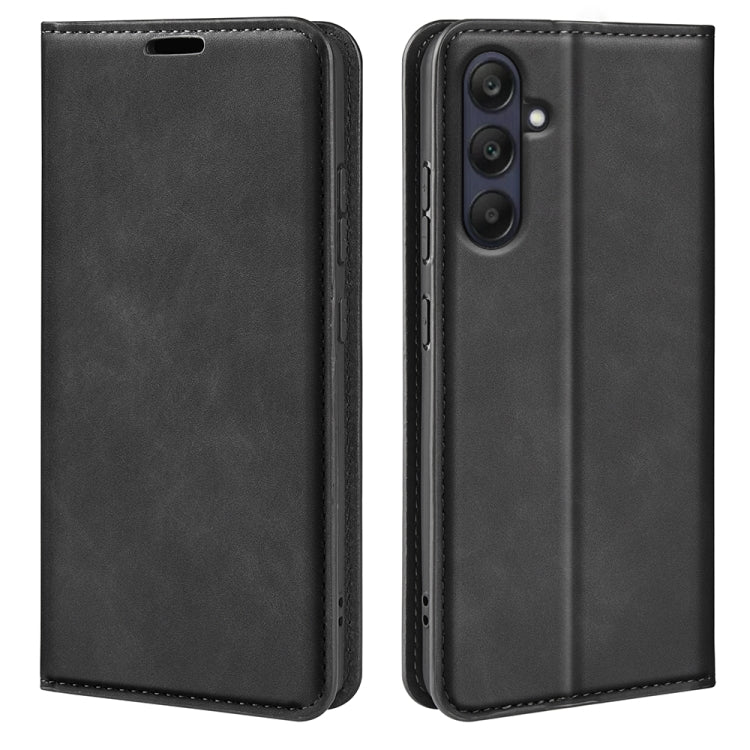 Retro-skin Magnetic Suction Leather Phone Case, For Samsung Galaxy S25 Edge 5G, For Samsung Galaxy A06 5G, For Samsung Galaxy A26, For Samsung Galaxy A36