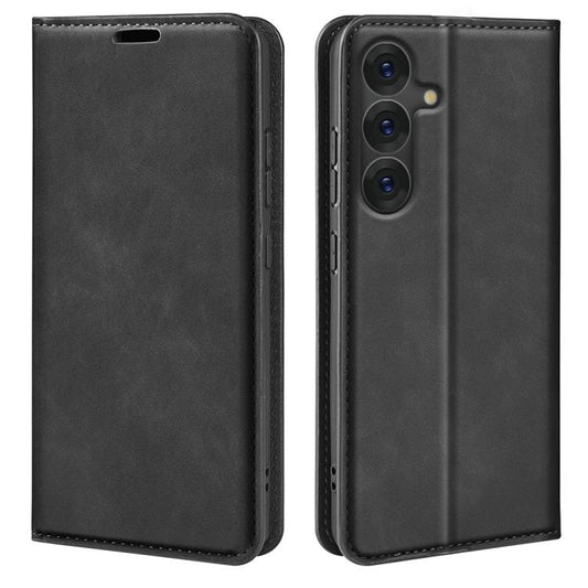 Retro-skin Magnetic Suction Leather Phone Case, For Samsung Galaxy S25 5G, For Samsung Galaxy S25+ 5G, For Samsung Galaxy S25 Ultra 5G, For Samsung Galaxy A16