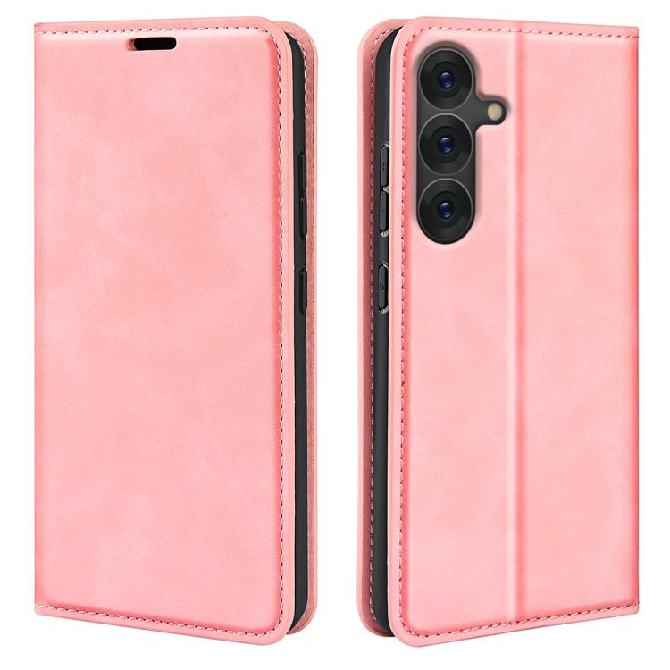 Retro-skin Magnetic Suction Leather Phone Case, For Samsung Galaxy A36, For Samsung Galaxy S25 5G, For Samsung Galaxy S25+ 5G, For Samsung Galaxy S25 Ultra 5G