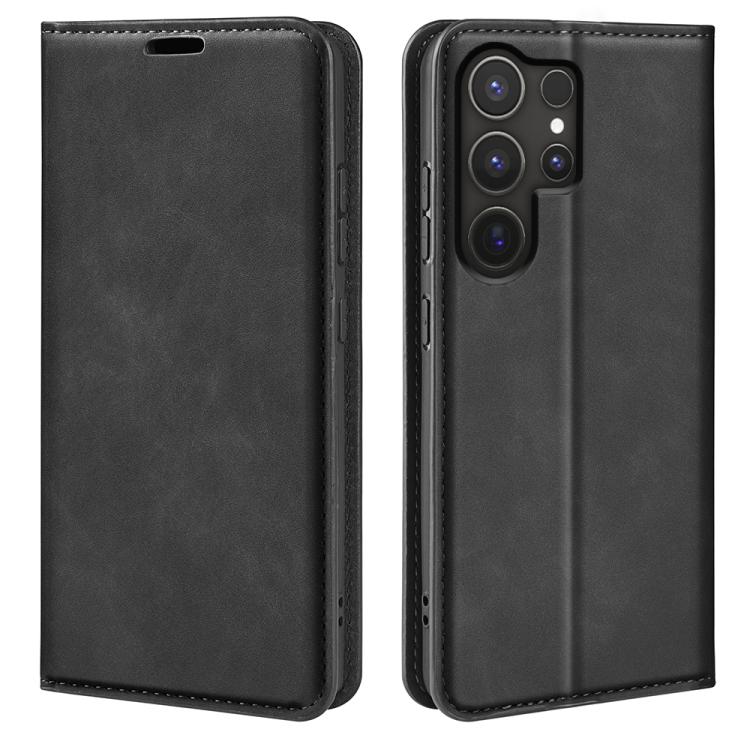 Retro-skin Magnetic Suction Leather Phone Case, For Samsung Galaxy A36, For Samsung Galaxy S25 5G, For Samsung Galaxy S25+ 5G, For Samsung Galaxy S25 Ultra 5G