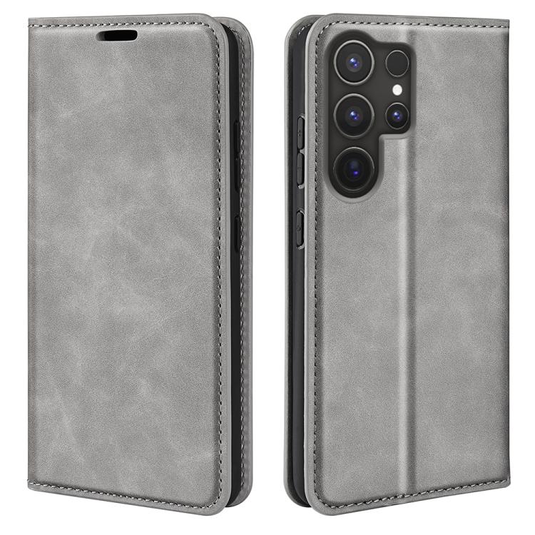Retro-skin Magnetic Suction Leather Phone Case, For Samsung Galaxy A36, For Samsung Galaxy S25 5G, For Samsung Galaxy S25+ 5G, For Samsung Galaxy S25 Ultra 5G