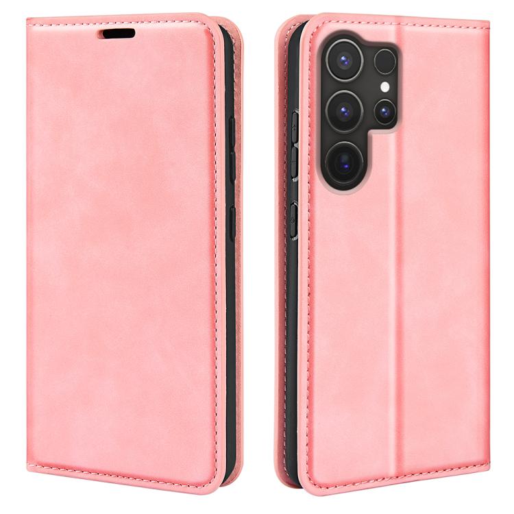 Retro-skin Magnetic Suction Leather Phone Case, For Samsung Galaxy S25 5G, For Samsung Galaxy S25+ 5G, For Samsung Galaxy S25 Ultra 5G, For Samsung Galaxy A16