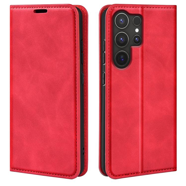 Retro-skin Magnetic Suction Leather Phone Case, For Samsung Galaxy A36, For Samsung Galaxy S25 5G, For Samsung Galaxy S25+ 5G, For Samsung Galaxy S25 Ultra 5G