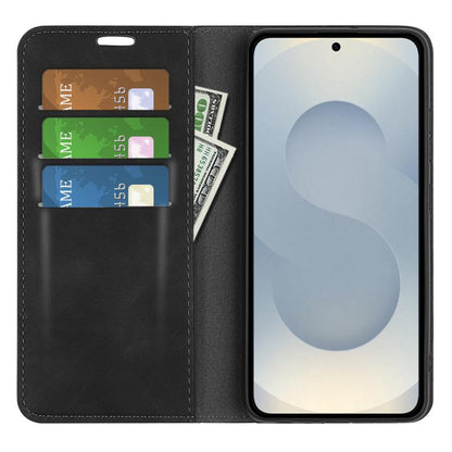 Retro-skin Magnetic Suction Leather Phone Case, For Samsung Galaxy S25 Edge 5G, For Samsung Galaxy A06 5G, For Samsung Galaxy A26, For Samsung Galaxy A36