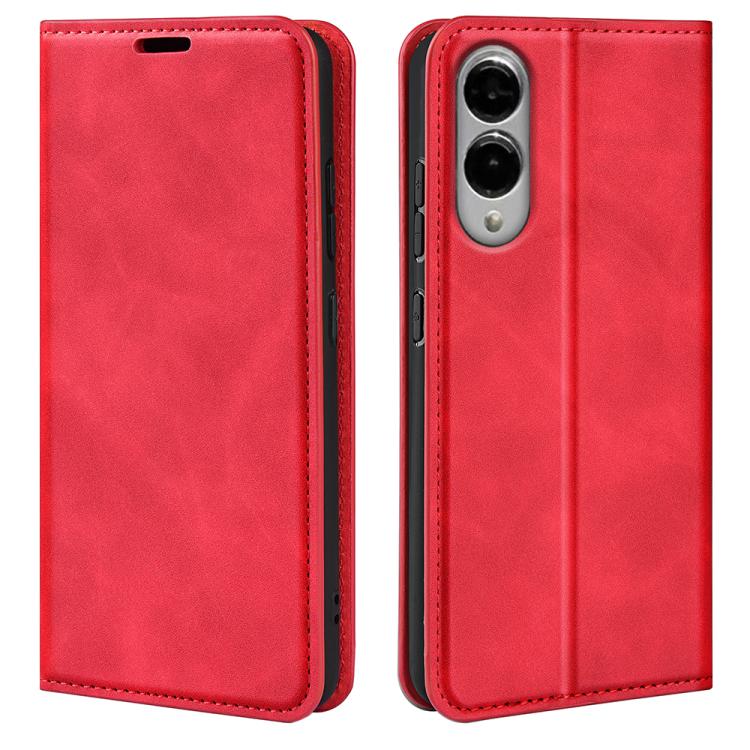 Retro-skin Magnetic Suction Leather Phone Case, For Samsung Galaxy S25 Edge 5G, For Samsung Galaxy A06 5G, For Samsung Galaxy A26, For Samsung Galaxy A36