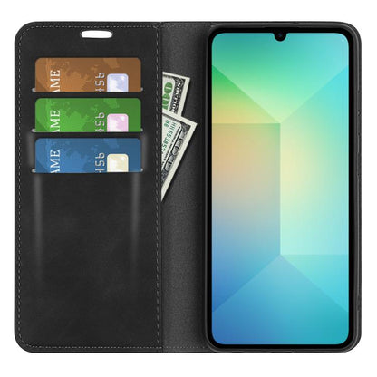 Retro-skin Magnetic Suction Leather Phone Case, For Samsung Galaxy A06 5G, For Samsung Galaxy A26, For Samsung Galaxy A36, For Samsung Galaxy S25 5G