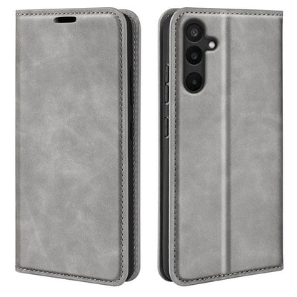 Retro-skin Magnetic Suction Leather Phone Case, For Samsung Galaxy S25 FE 5G, For Samsung Galaxy A07 4G, For Samsung Galaxy A17 5G, For Samsung Galaxy M16 / F16