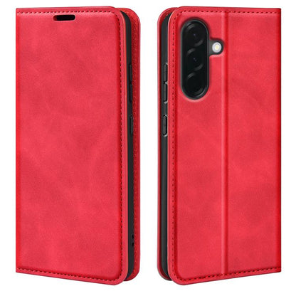 Retro-skin Magnetic Suction Leather Phone Case, For Samsung Galaxy A57 5G, For Samsung Galaxy A37 5G, For Samsung Galaxy S25 FE 5G, For Samsung Galaxy A07 4G