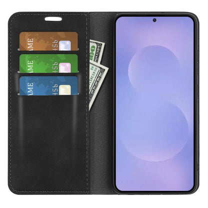 Retro-skin Magnetic Suction Leather Phone Case, For Galaxy S26 5G, For Samsung Galaxy A57 5G, For Samsung Galaxy A37 5G, For Samsung Galaxy A27 5G
