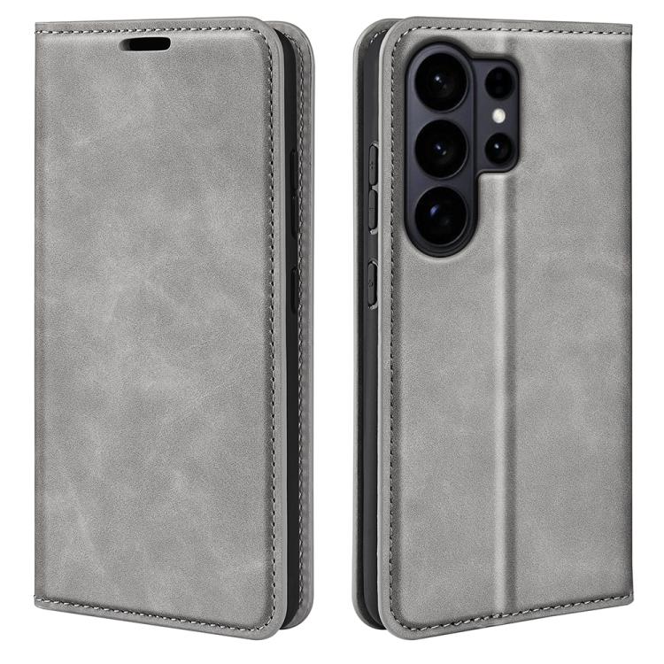 Retro-skin Magnetic Suction Leather Phone Case, For Galaxy S26 FE  5G, For Galaxy S26+ 5G, For Galaxy S26 Edge 5G, For Galaxy S26 Ultra 5G