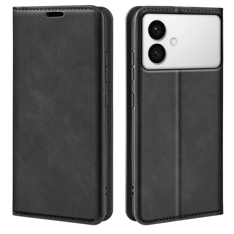 Retro-skin Magnetic Suction Leather Phone Case, For Galaxy S26 FE  5G, For Galaxy S26+ 5G, For Galaxy S26 Edge 5G, For Galaxy S26 Ultra 5G