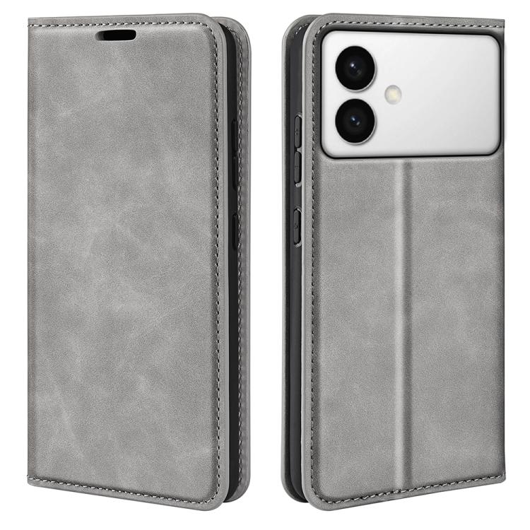 Retro-skin Magnetic Suction Leather Phone Case, For Galaxy S26 FE  5G, For Galaxy S26+ 5G, For Galaxy S26 Edge 5G, For Galaxy S26 Ultra 5G