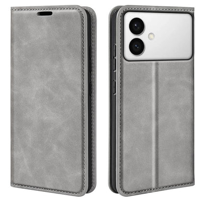 Retro-skin Magnetic Suction Leather Phone Case, For Galaxy S26 FE  5G, For Galaxy S26+ 5G, For Galaxy S26 Edge 5G, For Galaxy S26 Ultra 5G