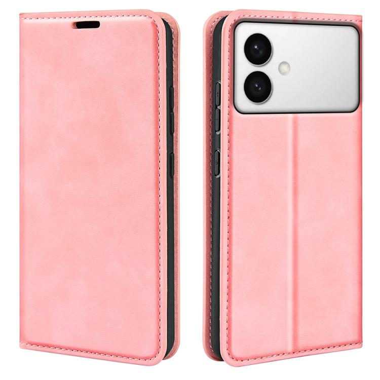 Retro-skin Magnetic Suction Leather Phone Case, For Galaxy S26 FE  5G, For Galaxy S26+ 5G, For Galaxy S26 Edge 5G, For Galaxy S26 Ultra 5G