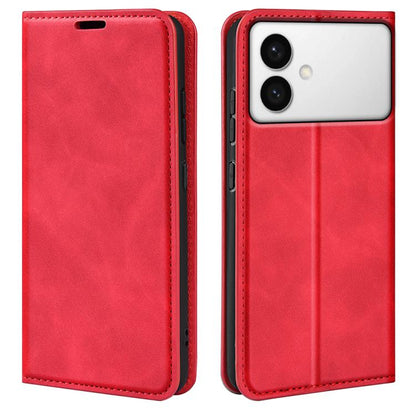 Retro-skin Magnetic Suction Leather Phone Case, For Galaxy S26 FE  5G, For Galaxy S26+ 5G, For Galaxy S26 Edge 5G, For Galaxy S26 Ultra 5G