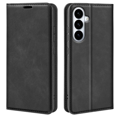 Retro-skin Magnetic Suction Leather Phone Case, For Galaxy S26 FE  5G, For Galaxy S26+ 5G, For Galaxy S26 Edge 5G, For Galaxy S26 Ultra 5G