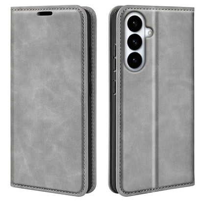 Retro-skin Magnetic Suction Leather Phone Case, For Galaxy S26 FE  5G, For Galaxy S26+ 5G, For Galaxy S26 Edge 5G, For Galaxy S26 Ultra 5G