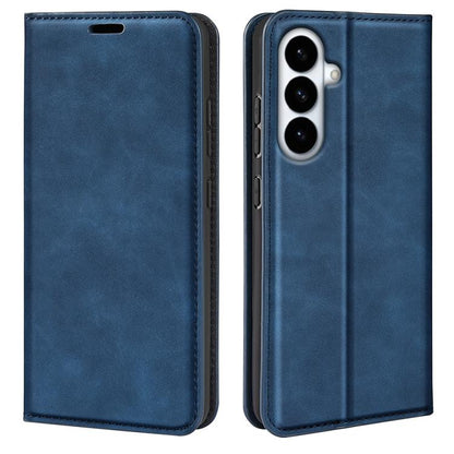 Retro-skin Magnetic Suction Leather Phone Case, For Galaxy S26 FE  5G, For Galaxy S26+ 5G, For Galaxy S26 Edge 5G, For Galaxy S26 Ultra 5G