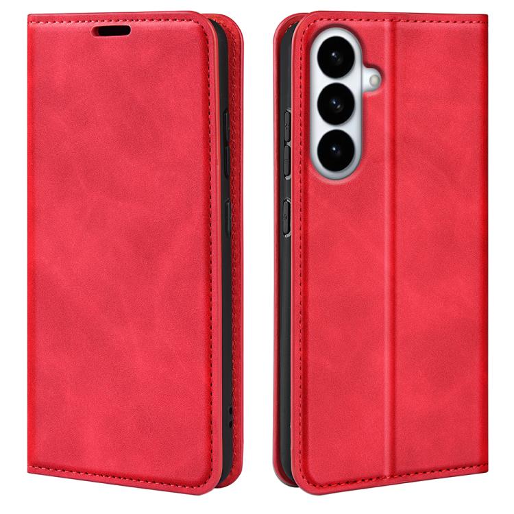 Retro-skin Magnetic Suction Leather Phone Case, For Galaxy S26 FE  5G, For Galaxy S26+ 5G, For Galaxy S26 Edge 5G, For Galaxy S26 Ultra 5G