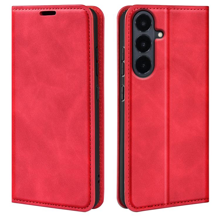 Retro-skin Magnetic Suction Leather Phone Case, For Galaxy S26 FE  5G, For Galaxy S26+ 5G, For Galaxy S26 Edge 5G, For Galaxy S26 Ultra 5G