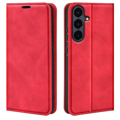 Retro-skin Magnetic Suction Leather Phone Case, For Galaxy S26 FE  5G, For Galaxy S26+ 5G, For Galaxy S26 Edge 5G, For Galaxy S26 Ultra 5G