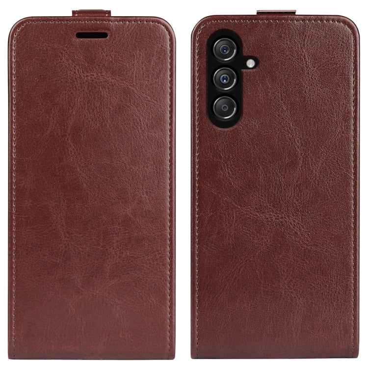 R64 Texture Single Vertical Flip Leather Phone Case, For Samsung Galaxy M34 5G, For Samsung Galaxy S23 FE 5G, For Samsung Galaxy A17 5G, For Samsung Galaxy M16 / F16