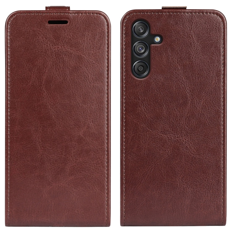 R64 Texture Single Vertical Flip Leather Phone Case, For Samsung Galaxy S25 Ultra 5G, For Samsung Galaxy A16 5G, For Samsung Galaxy Xcover 7 Pro, For Samsung Galaxy M55 5G, For Samsung Galaxy M15 5G, For Samsung Galaxy S24+ 5G