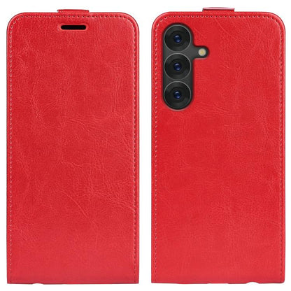 R64 Texture Single Vertical Flip Leather Phone Case, For Samsung Galaxy S25 Edge 5G, For Samsung Galaxy A06 5G, For Samsung Galaxy A26 5G, For Samsung Galaxy A36, For Samsung Galaxy S25 5G, For Samsung Galaxy S25+ 5G