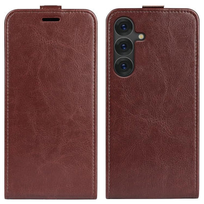 R64 Texture Single Vertical Flip Leather Phone Case, For Samsung Galaxy S25 Edge 5G, For Samsung Galaxy A06 5G, For Samsung Galaxy A26 5G, For Samsung Galaxy A36, For Samsung Galaxy S25 5G, For Samsung Galaxy S25+ 5G