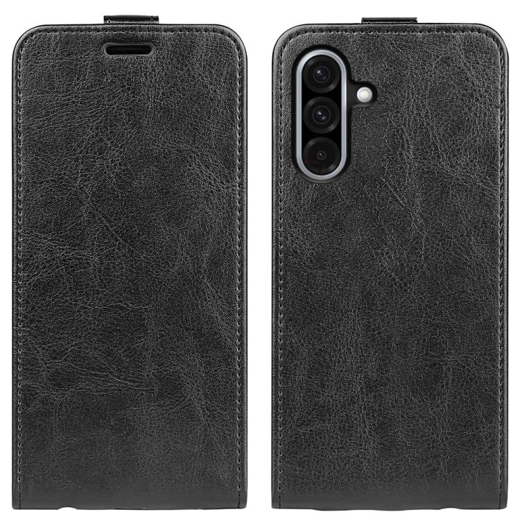 R64 Texture Single Vertical Flip Leather Phone Case, For Samsung Galaxy S25 Edge 5G, For Samsung Galaxy A06 5G, For Samsung Galaxy A26 5G, For Samsung Galaxy A36, For Samsung Galaxy S25 5G, For Samsung Galaxy S25+ 5G