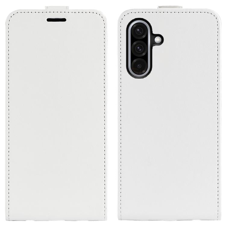 R64 Texture Single Vertical Flip Leather Phone Case, For Samsung Galaxy S25 Edge 5G, For Samsung Galaxy A06 5G, For Samsung Galaxy A26 5G, For Samsung Galaxy A36, For Samsung Galaxy S25 5G, For Samsung Galaxy S25+ 5G