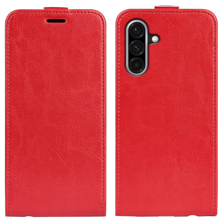 R64 Texture Single Vertical Flip Leather Phone Case, For Samsung Galaxy S25 Edge 5G, For Samsung Galaxy A06 5G, For Samsung Galaxy A26 5G, For Samsung Galaxy A36, For Samsung Galaxy S25 5G, For Samsung Galaxy S25+ 5G