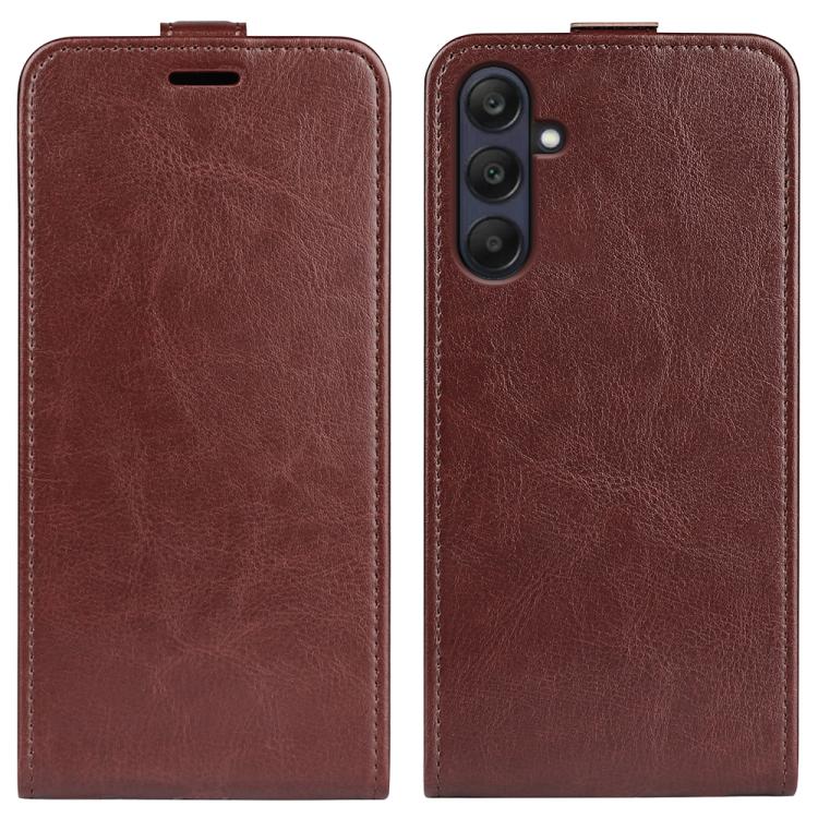 R64 Texture Single Vertical Flip Leather Phone Case, For Samsung Galaxy S25 Edge 5G, For Samsung Galaxy A06 5G, For Samsung Galaxy A26 5G, For Samsung Galaxy A36, For Samsung Galaxy S25 5G, For Samsung Galaxy S25+ 5G