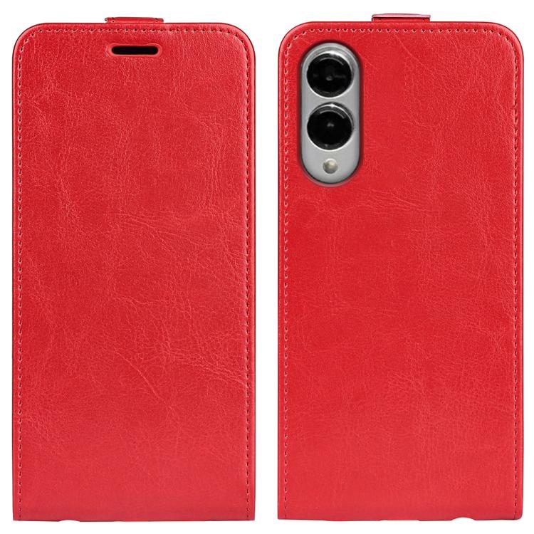 R64 Texture Single Vertical Flip Leather Phone Case, For Samsung Galaxy S25 Edge 5G, For Samsung Galaxy A06 5G, For Samsung Galaxy A26 5G, For Samsung Galaxy A36, For Samsung Galaxy S25 5G, For Samsung Galaxy S25+ 5G